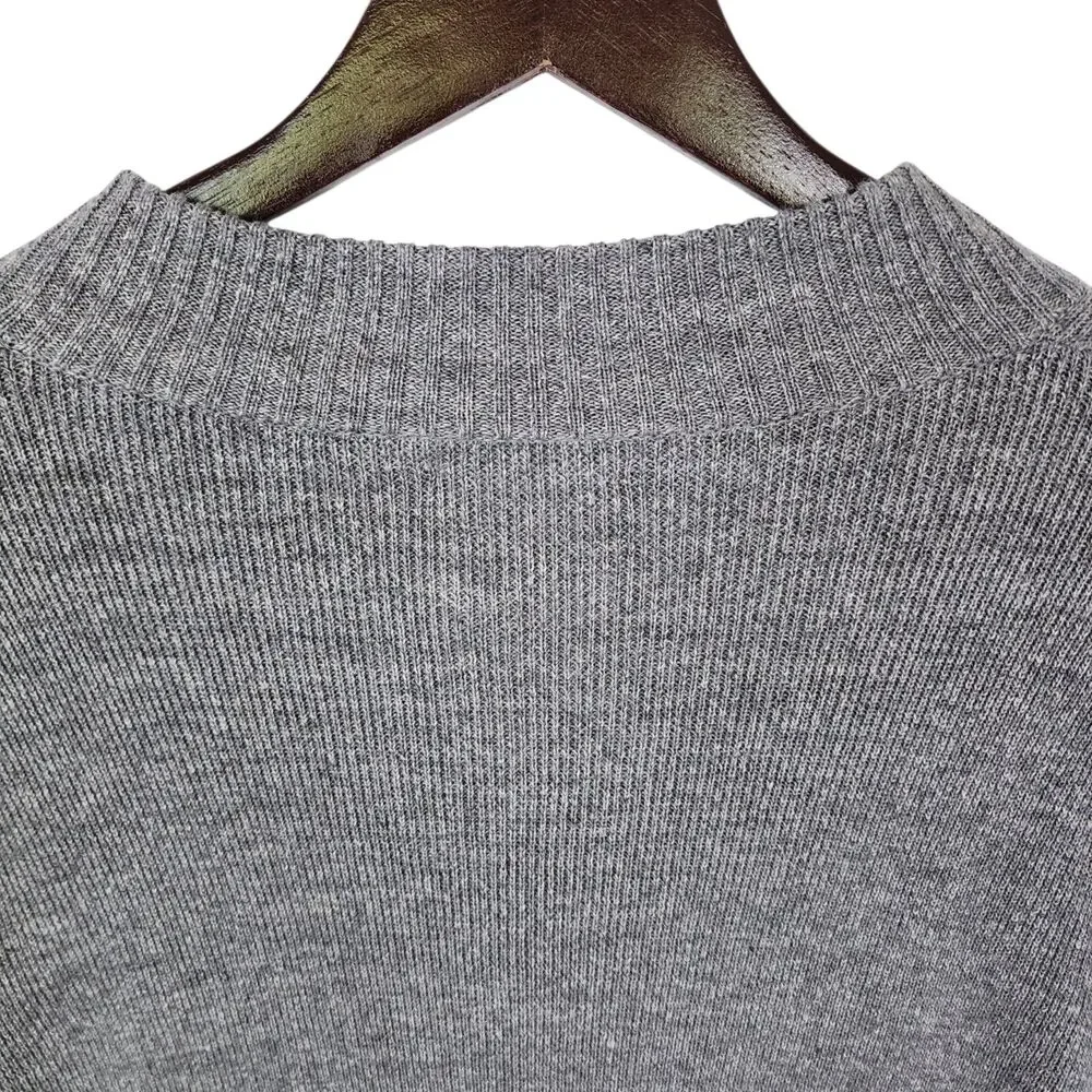 Peter Millar Crown Crafted XL Gray Linen Merino Wool Button Up Cardigan Sweater